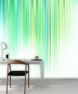 Zidne tapete Fading green stripes SW295