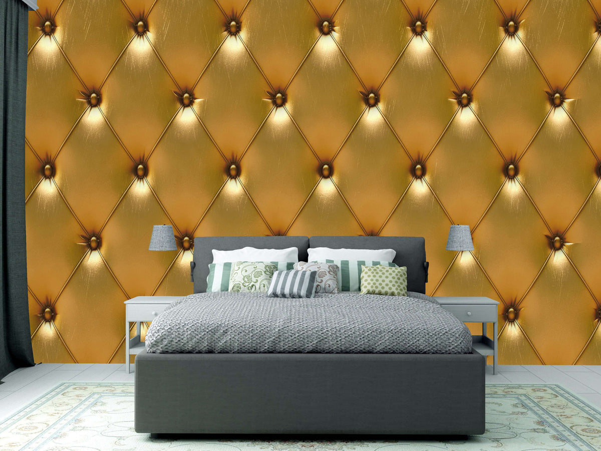 Zidne tapete Gold leather  SW558