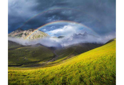 Zidne tapete Rainbow in mountain valley SW253