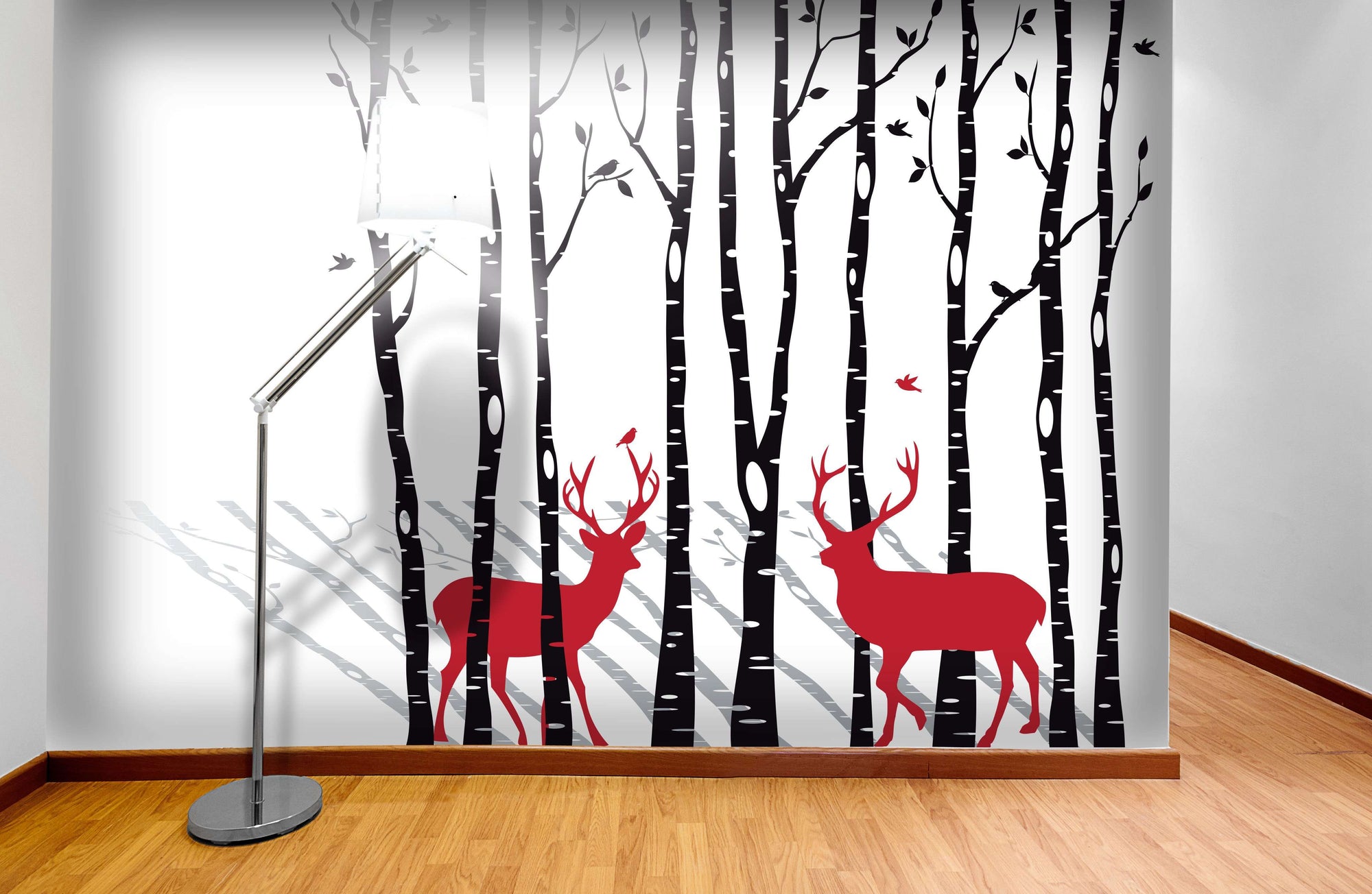 Zidne tapete  Red forest  SW548
