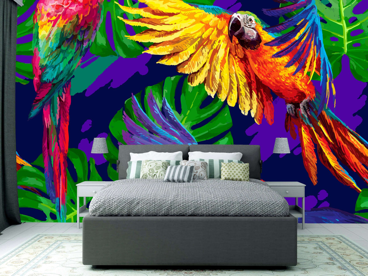 Zidne tapete  Tropical Parrots  SW555