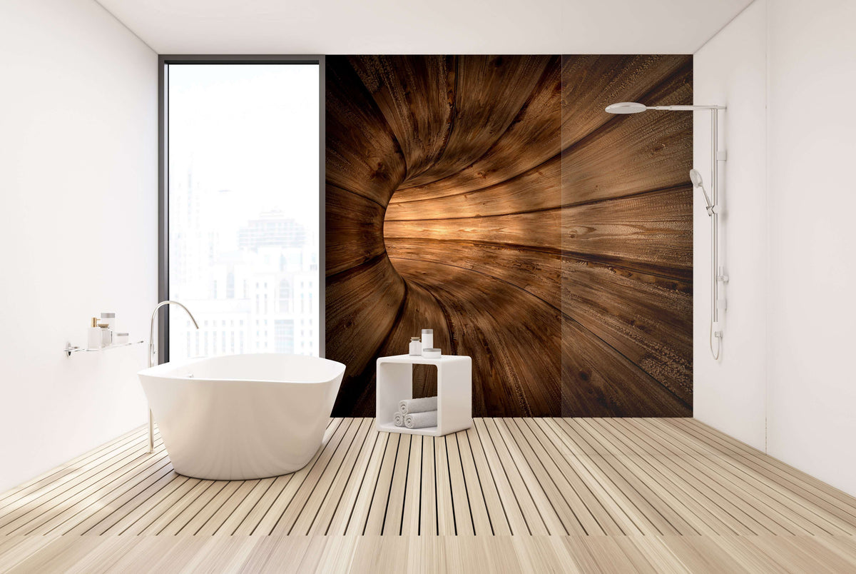 Zidne tapete Wood tunel  SW557