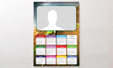 Kalendar Cesta kamiona 2023g., zidni, personalizirani s vašom slikom A2 format - KAL021