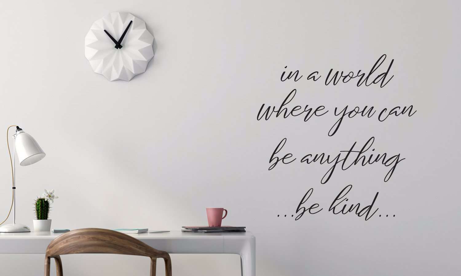 Zidni natpis Be Kind - samoljepljive naljepnice, tekst, citati, tekstualne naljepnice.