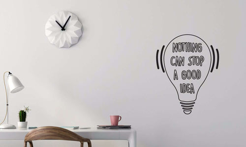 Zidni natpis Good Idea - samoljepljive naljepnice, tekst, citati, tekstualne naljepnice.