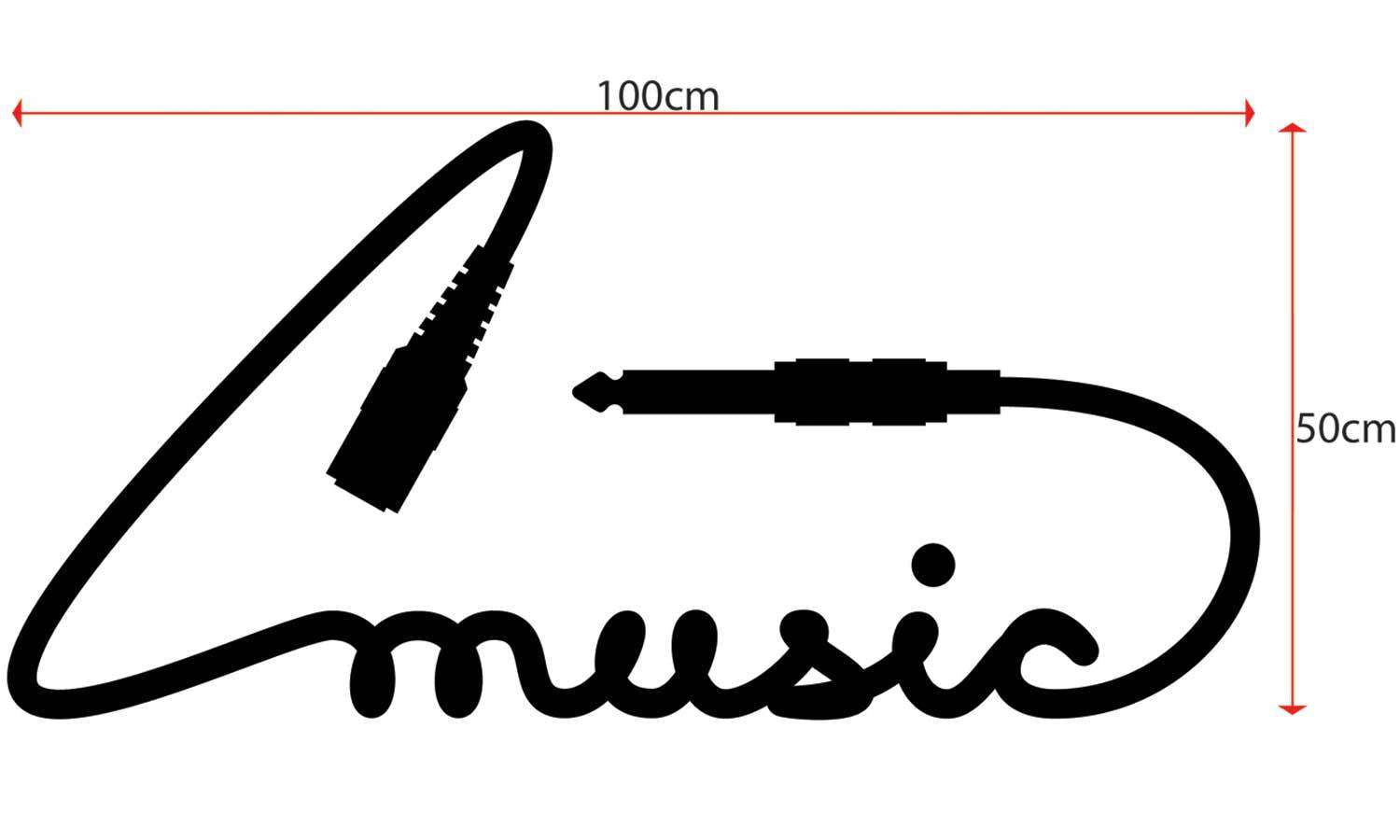 Zidni natpis Music - samoljepljive naljepnice, tekst, citati, tekstualne naljepnice.