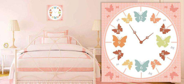 Zidni sat OClock - Butterfly Clock