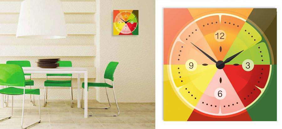Zidni sat OClock - Fruit Clock